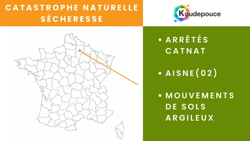 Catastrophe naturelle sécheresse dans l’Aisne