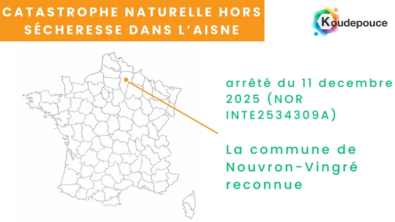 Catastrophe naturelle dans l’Aisne Nouvron-Vingré